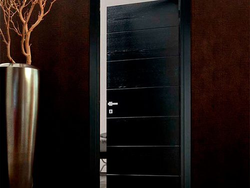 Межкомнатная шпонированная дверь с открытыми порами Design Ghizzi Benatti